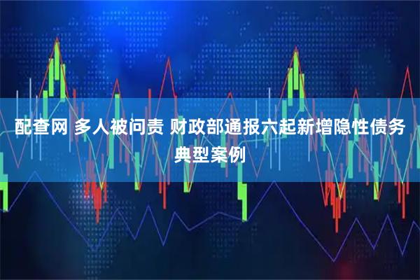配查网 多人被问责 财政部通报六起新增隐性债务典型案例